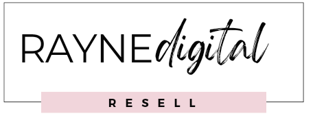 Rayne Digital Resell Pink Black Logo